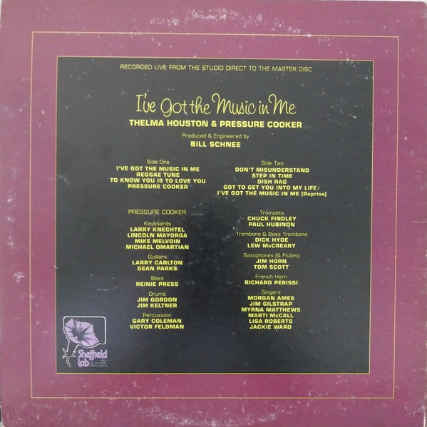 Master Release: I've Got The Music In Me by Thelma Houston