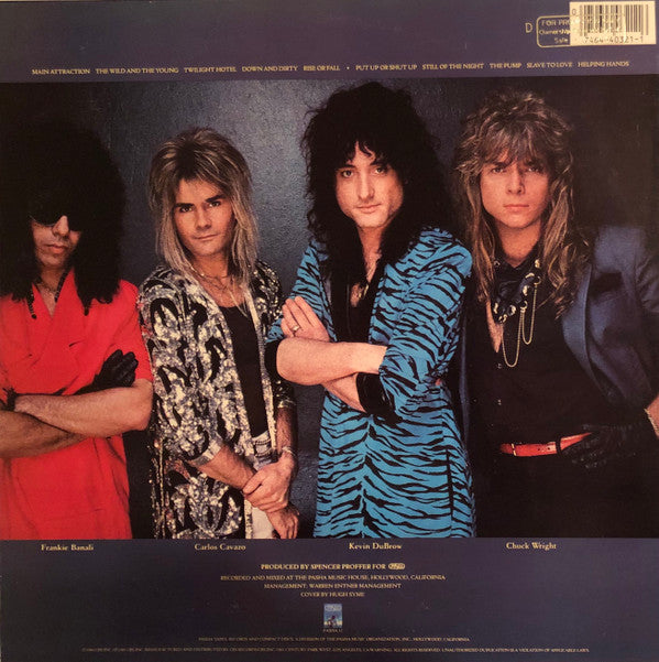 Release: QR III-Vinyl-US-1986-Z 40321-6031154
