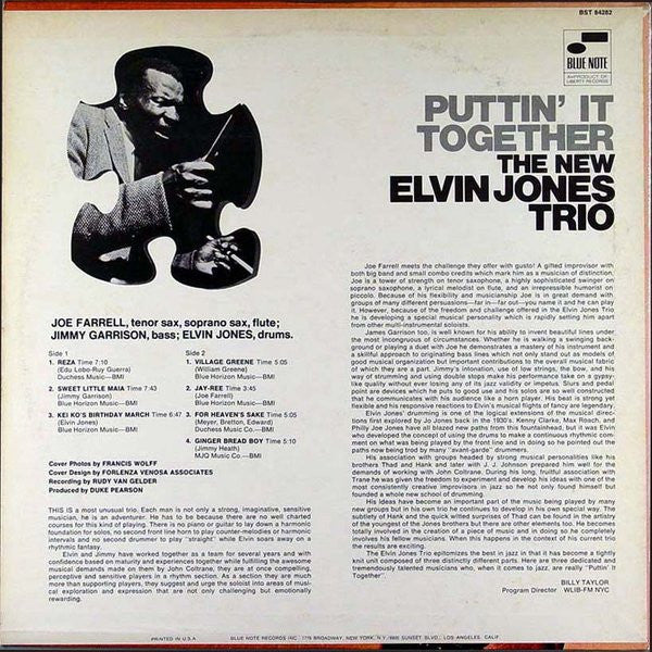 Release: Puttin' It Together-Vinyl-US-1968-BST 84282-2909351