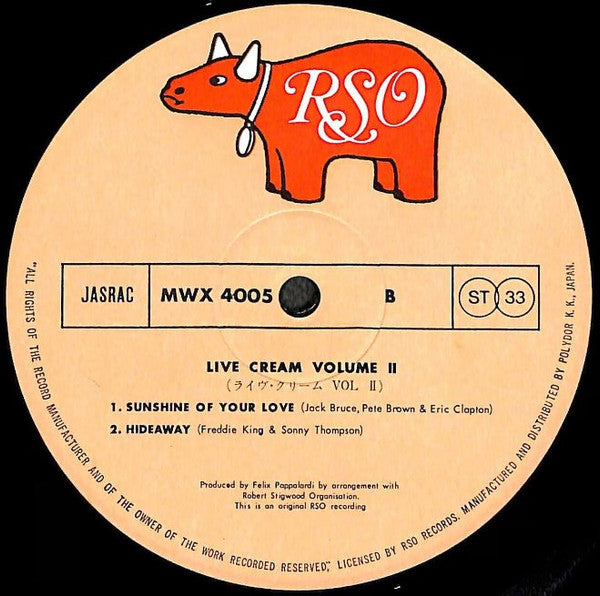 Live Cream Volume II
