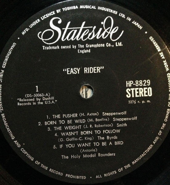 Easy Rider (Music From The Soundtrack)