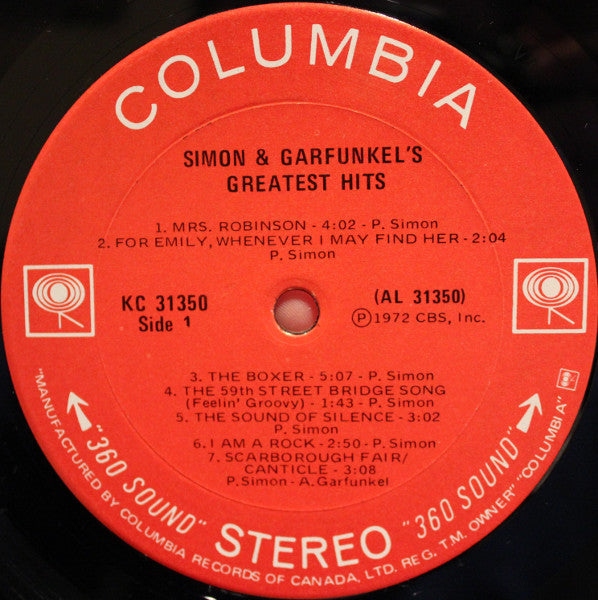 Simon And Garfunkel's Greatest Hits