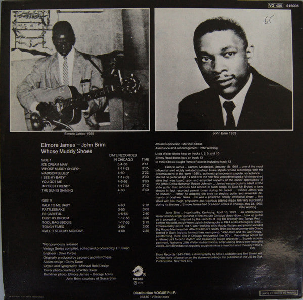Release: Whose Muddy Shoes-Vinyl-France-None-515006, 515006-4092027