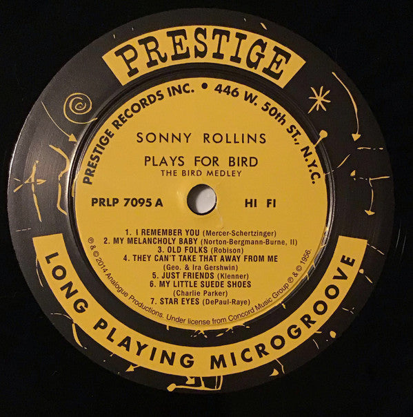 Rollins Plays For Bird