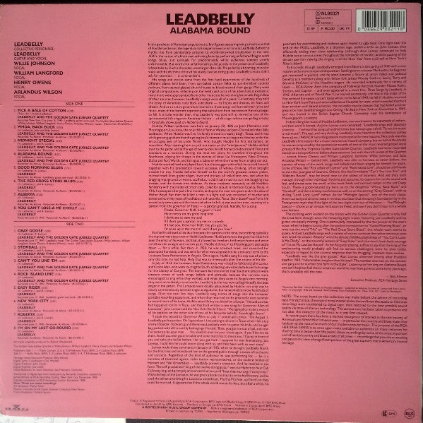 Release: Alabama Bound-Vinyl-Europe-1990-NL90321-1168027