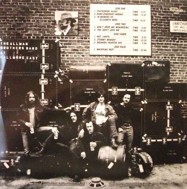 The Allman Brothers Band At Fillmore East