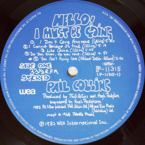 Hello, I Must Be Going