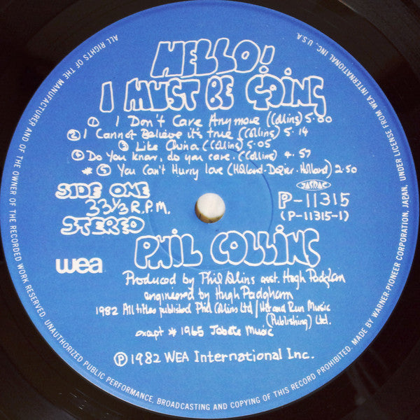 Hello, I Must Be Going