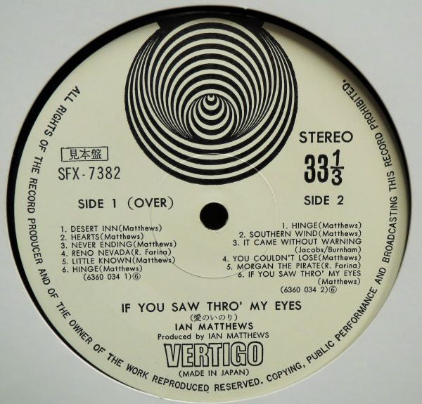 If You Saw Thro' My Eyes = 愛のいのり