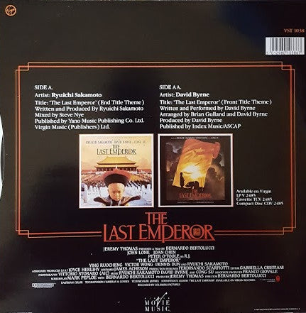 Release: The Last Emperor-Vinyl-UK-1987-VST 1038-2560943