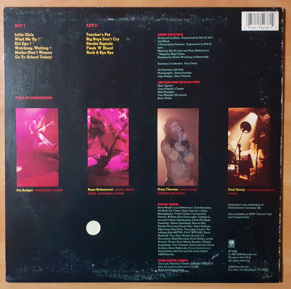 Release: Extreme-Vinyl-US-1989-SP 5238-2114581