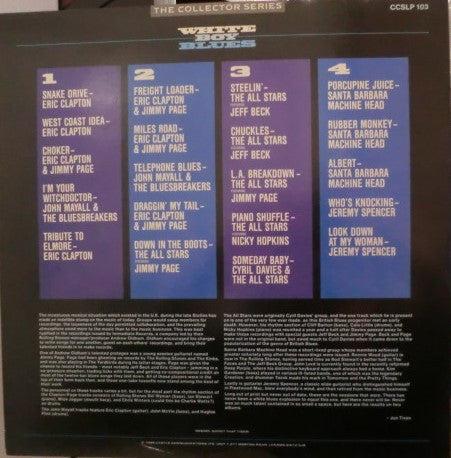 Master Release: White Boy Blues by Various