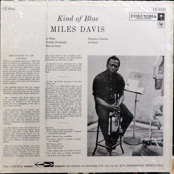 Release: Kind Of Blue-Vinyl-US-1964-CS 8163-9285706