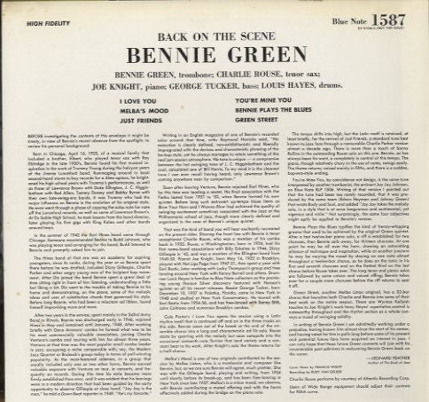 Release: Back On The Scene-Vinyl-Japan-1982-DY 5708-2, BLP 1587-7555273