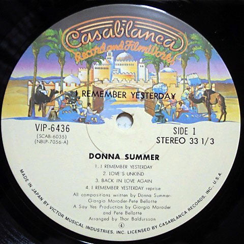 I Remember Yesterday