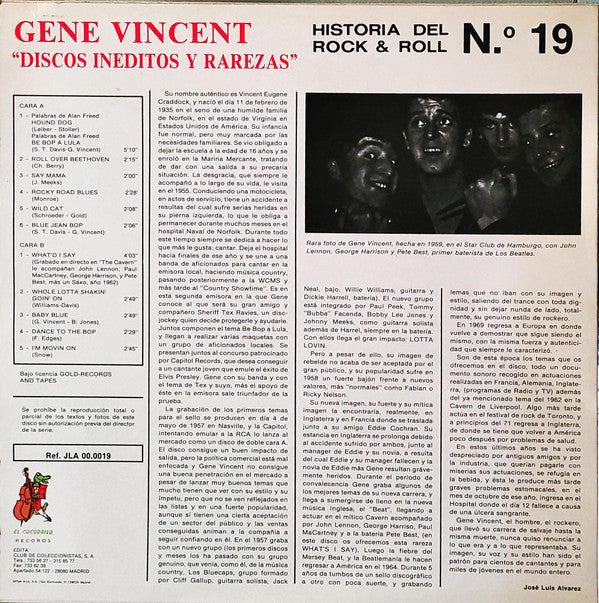 Release: Unknown Release-Vinyl-Spain-1980-JLA 00.0019-4682643