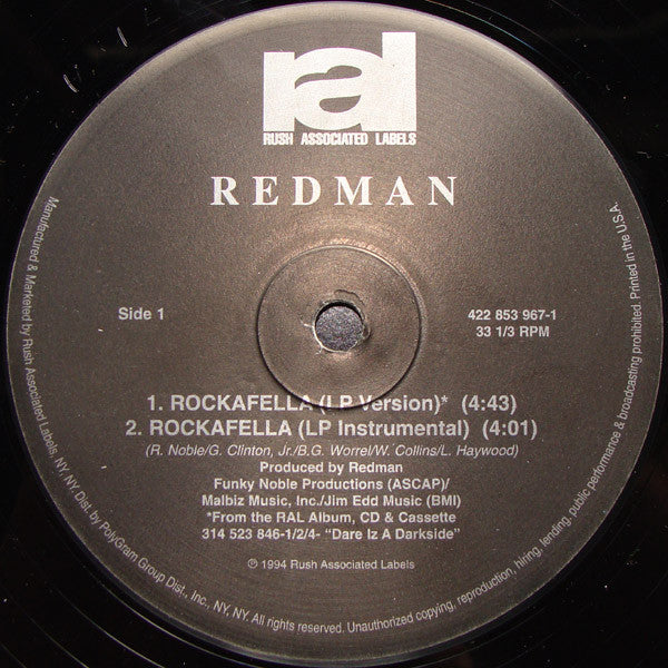 Master Release: Rockafella by Redman