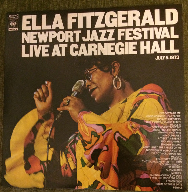 Release: Newport Jazz Festival Live At Carnegie Hall,  July 5, 1973-Vinyl-Japan-1973-SOPJ 54-55-8786602