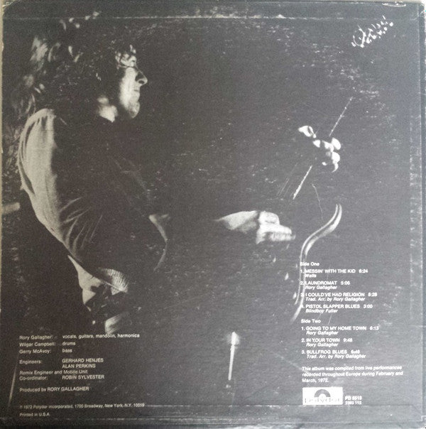 Rory Gallagher Live!