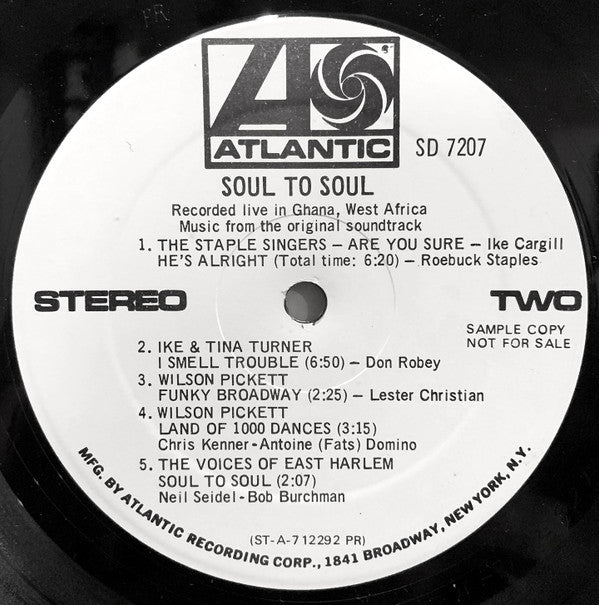 Soul To Soul (Music From The Original Soundtrack - Recorded Live In Ghana, West Africa)