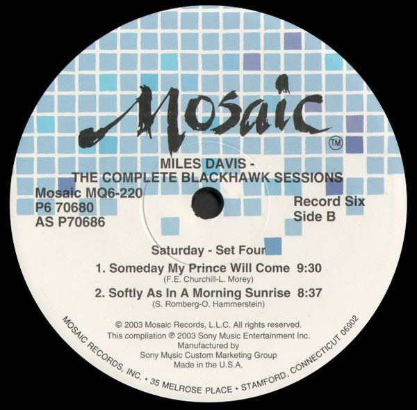 The Complete Blackhawk Sessions