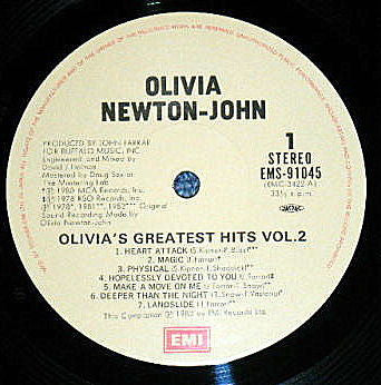 Olivia's Greatest Hits Vol. 2