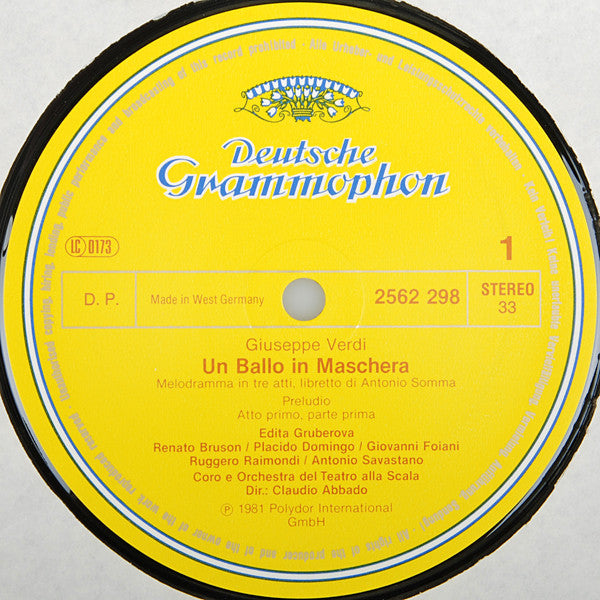 Un Ballo In Maschera = Ein Maskenball = Un Bal Masqué