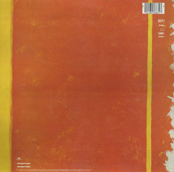 Release: Rattlesnakes-Vinyl-UK-1984-LCLP 1, 823 683-1, lclp 1-6701965