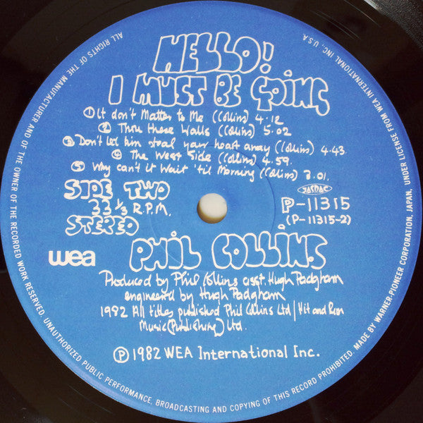 Hello, I Must Be Going