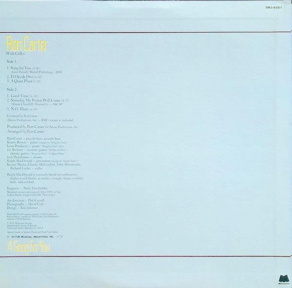 Release: A Song For You-Vinyl-Japan-1978-SMJ-6251, MILES-6040-9303325