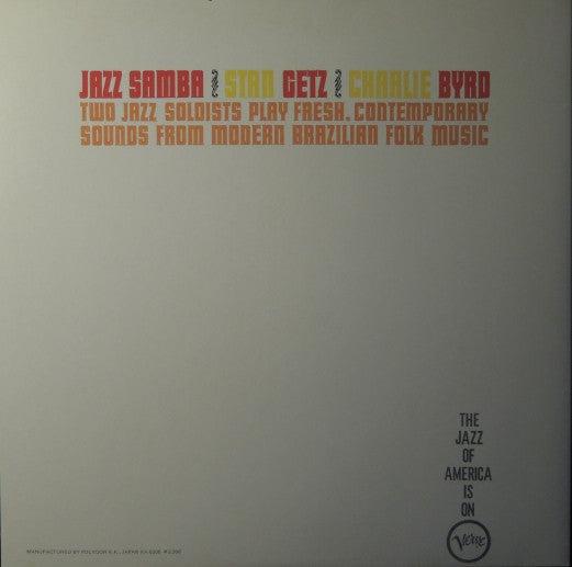 Release: Jazz Samba-Vinyl-Japan-1982-23MJ 3158-4806256