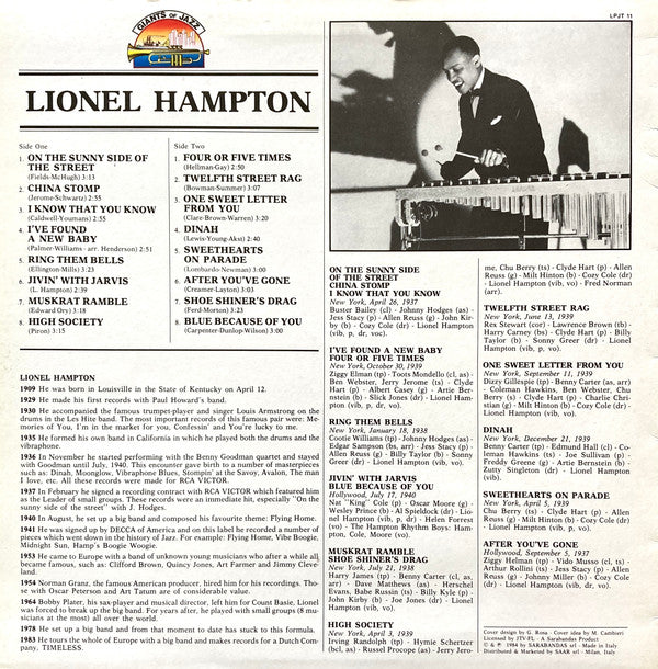 Master Release: Small Combos 1937-1940 by Lionel Hampton