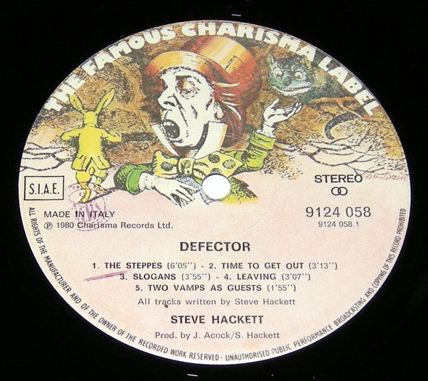 Release: Defector-Vinyl-Italy-1980-9124 058-2816458