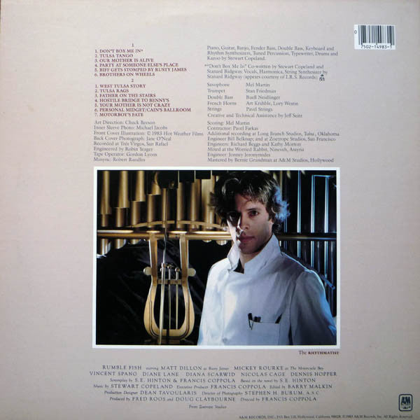 Release: Rumble Fish (Original Motion Picture Soundtrack)-Vinyl-US-1983-SP-6-4983-1152630