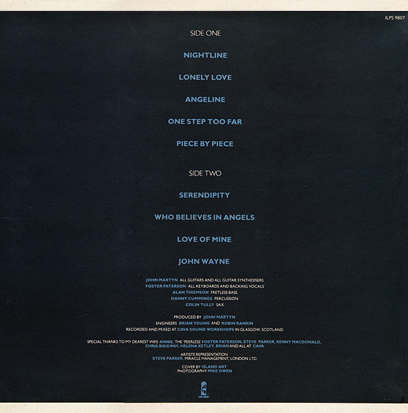 Release: Piece By Piece-Vinyl-UK-1986-ILPS 9807-1620493