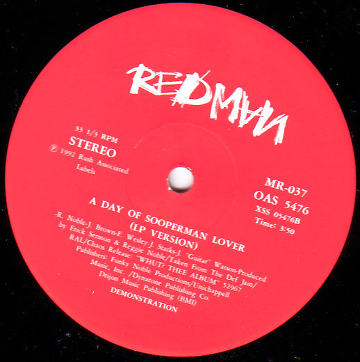 Master Release: A Day Of Sooperman Lover by Redman