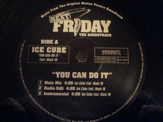 Master Release: You Can Do It / Money Stretch by Ice Cube