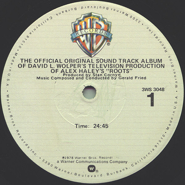 Roots (The Official Original Sound Track Album Of David L. Wolper's Television Production Of Alex Haley's)