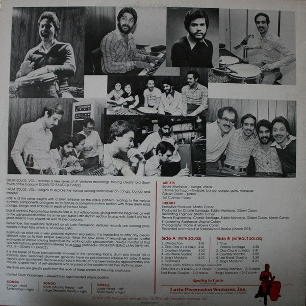 Release: Drum Solos Vol. 1-Vinyl-US-1978-LPV 445-2181041
