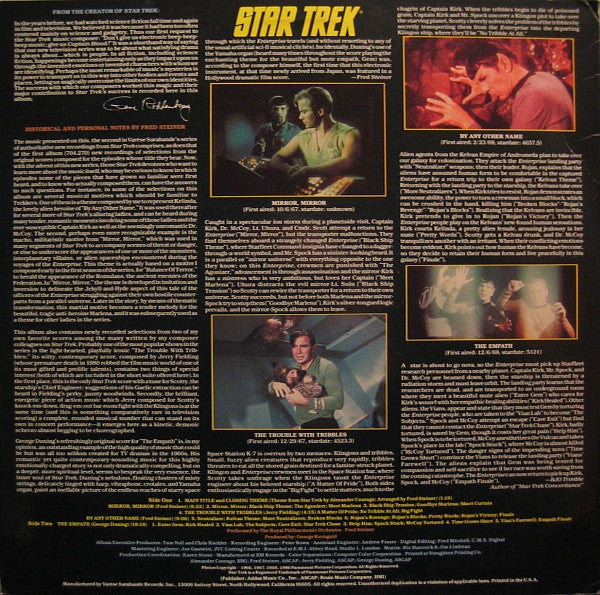 Star Trek - Volume Two (Music Adapted From Selected Episodes Of The Paramount TV Series)
