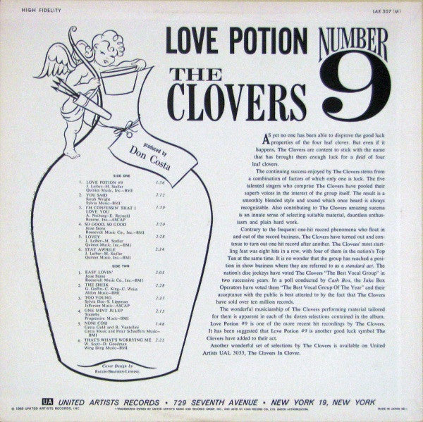 Master Release: Love Potion Number 9 by The Clovers
