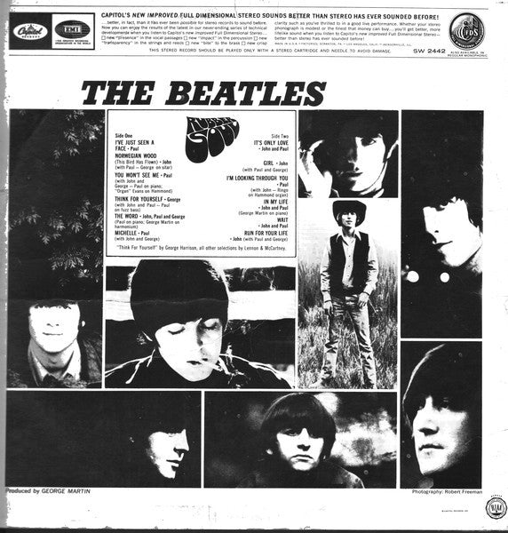 Release: Rubber Soul-Vinyl-US-1976-SW-2442, SW 2442-3204310