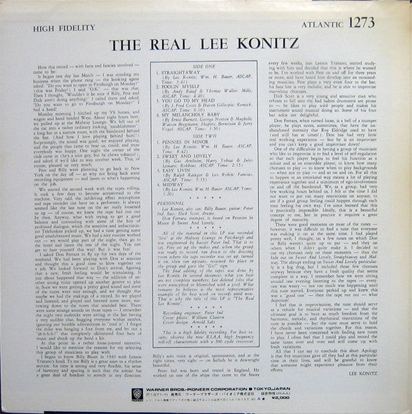 The Real Lee Konitz