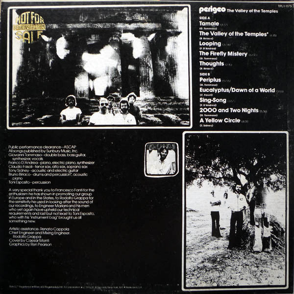 Release: La Valle Dei Templi-Vinyl-US-1976-TPL1-1175-1903615