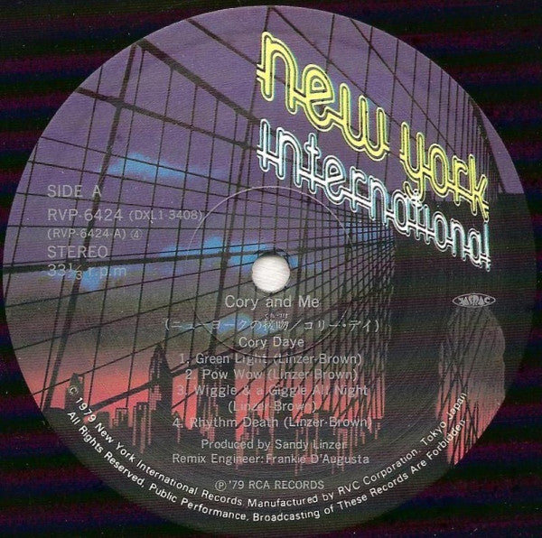 Release: Cory And Me-Vinyl-Japan-1979-RVP-6424-2389604