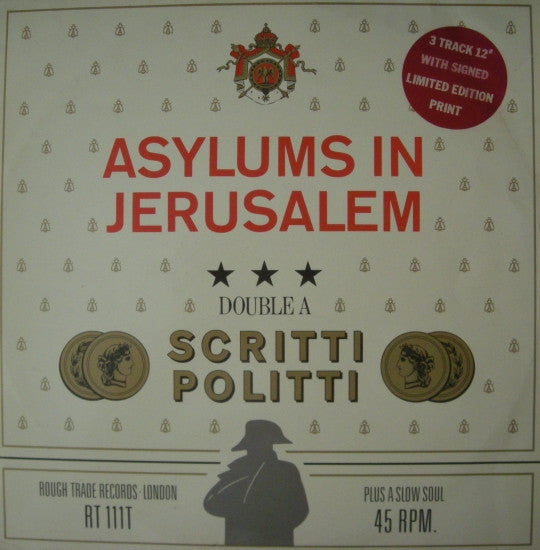 Master Release: Asylums In Jerusalem / Jacques Derrida by Scritti Politti