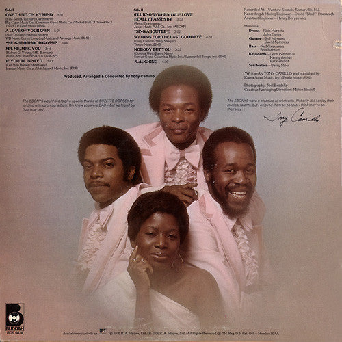 Master Release: Sing About Life by The Ebonys