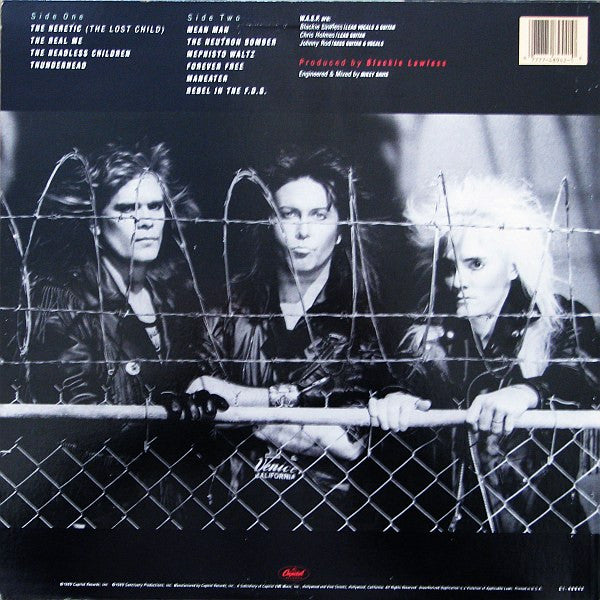 Release: The Headless Children-Vinyl-US-1989-C1-48942-1856540