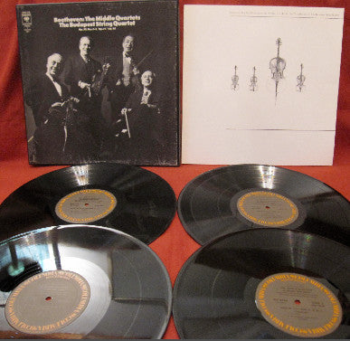 Master Release: The Middle Quartets by Ludwig van Beethoven