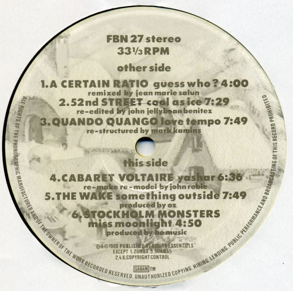 Factory Benelux Greatest Hits